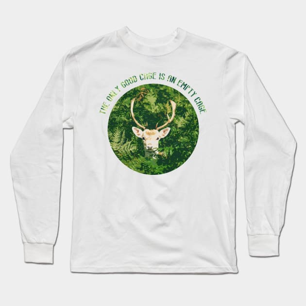 The Only Good Cage Is An Empty Cage Long Sleeve T-Shirt by monsieurfour